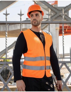 K-RX217-Hi-Vis Safety Vest Cologne With Front Zipper 2